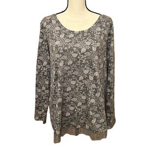 LC Lauren Conrad Tie Back Blouse Size XL